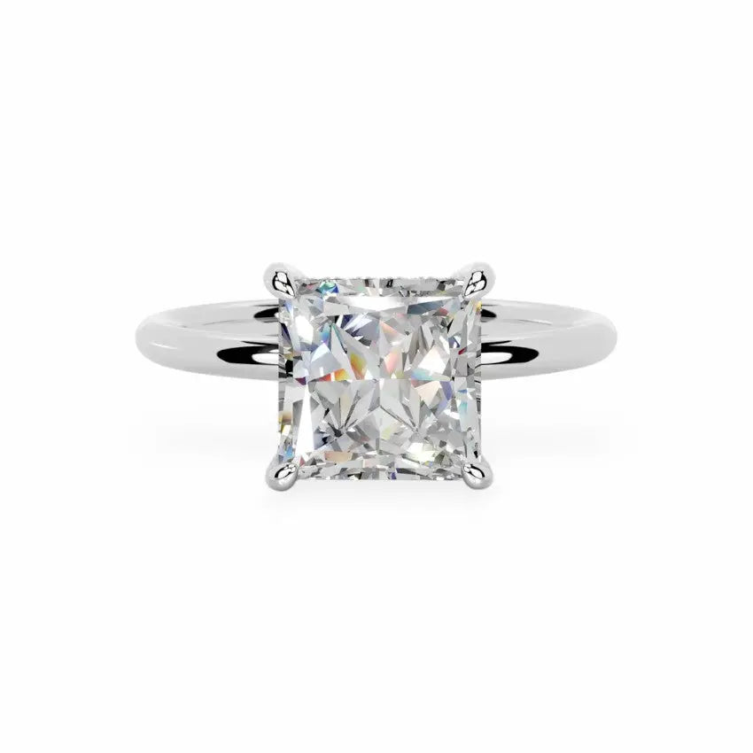 The Celeste Hidden Halo Solitaire Engagement Ring Engagement Rings