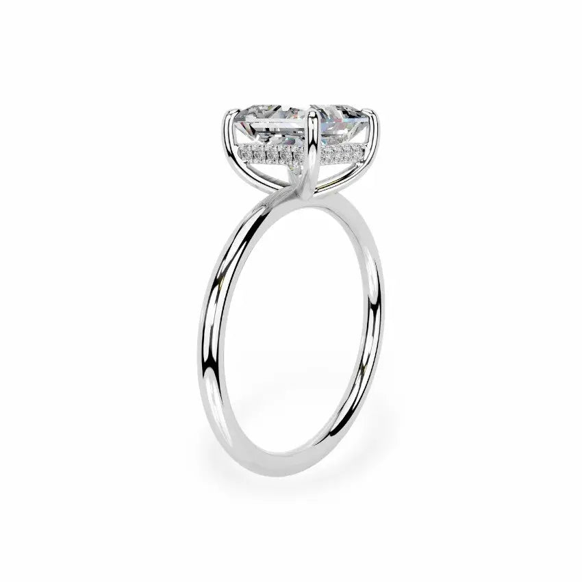 The Celeste Hidden Halo Solitaire Engagement Ring Engagement Rings
