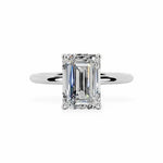The Celeste Hidden Halo Solitaire Engagement Ring Engagement Rings