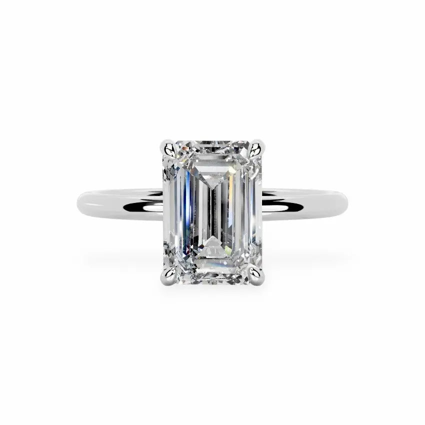 The Celeste Hidden Halo Solitaire Engagement Ring Engagement Rings