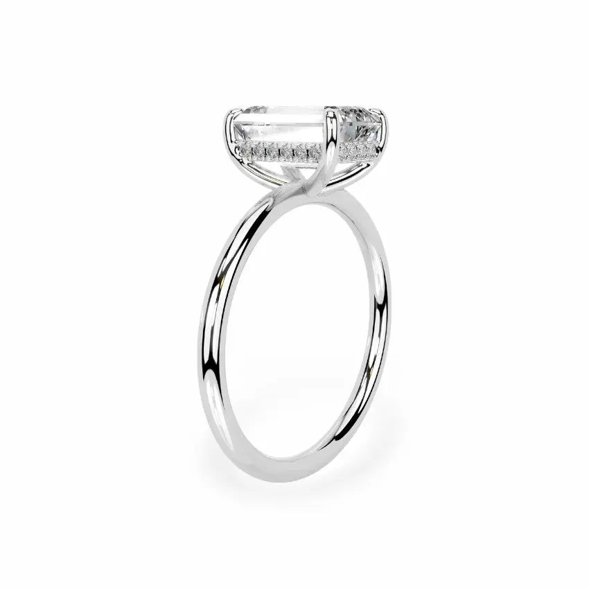 The Celeste Hidden Halo Solitaire Engagement Ring Engagement Rings