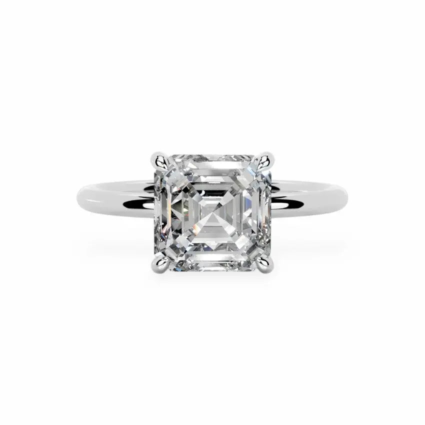 The Celeste Hidden Halo Solitaire Engagement Ring Engagement Rings