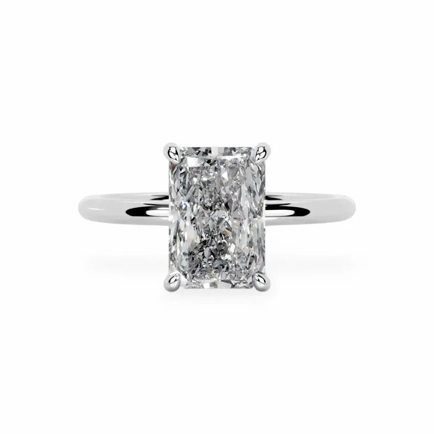 The Celeste Hidden Halo Solitaire Engagement Ring Engagement Rings