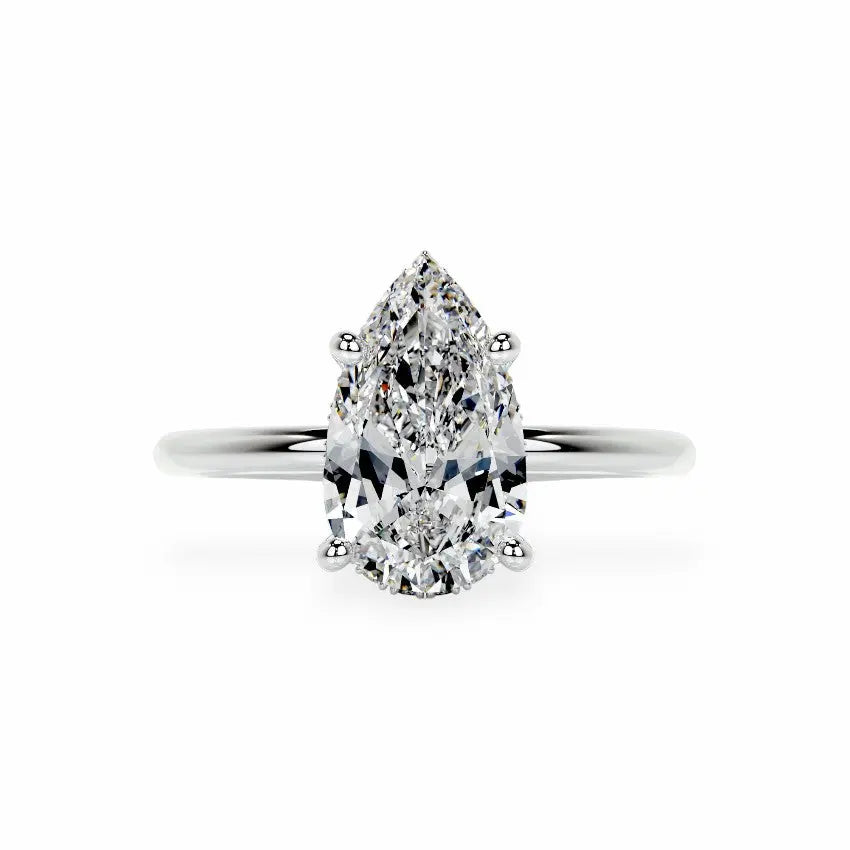 The Celeste Hidden Halo Solitaire Engagement Ring Engagement Rings