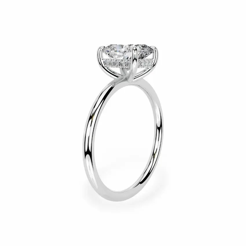 The Celeste Hidden Halo Solitaire Engagement Ring Engagement Rings