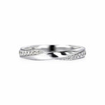 The Center Twist Diamond Wedding Band Women's Wedding Bands