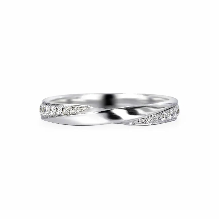 The Center Twist Diamond Wedding Band Women's Wedding Bands
