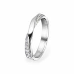 The Center Twist Diamond Wedding Band Women's Wedding Bands