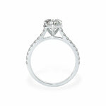 The Classic Cathedral Pavé Heart Engagement Ring Engagement Rings