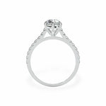 The Classic Cathedral Pavé Pear Engagement Ring Engagement Rings