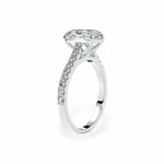 The Classic Cathedral Pavé Radiant Engagement Ring Engagement Rings