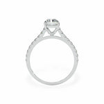 The Classic Cathedral Pavé Radiant Engagement Ring Engagement Rings