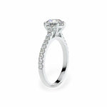 The Classic Cathedral Pavé Round Engagement Ring (4-Claws) Engagement Rings