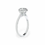 The Classic Cathedral Solitaire Cushion Engagement Ring Engagement Rings