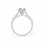The Classic Cathedral Solitaire Cushion Engagement Ring Engagement Rings
