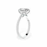 The Classic Cathedral Solitaire Emerald Engagement Ring Engagement Rings