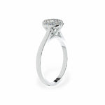 The Classic Cathedral Solitaire Heart Engagement Ring Engagement Rings