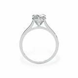 The Classic Cathedral Solitaire Heart Engagement Ring Engagement Rings