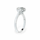 The Classic Cathedral Solitaire Pear Engagement Ring Engagement Rings