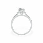 The Classic Cathedral Solitaire Pear Engagement Ring Engagement Rings