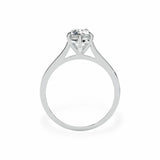 The Classic Cathedral Solitaire Pear Engagement Ring Engagement Rings