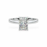 The Classic Cathedral Solitaire Radiant Engagement Ring Engagement Rings