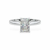 The Classic Cathedral Solitaire Radiant Engagement Ring Engagement Rings