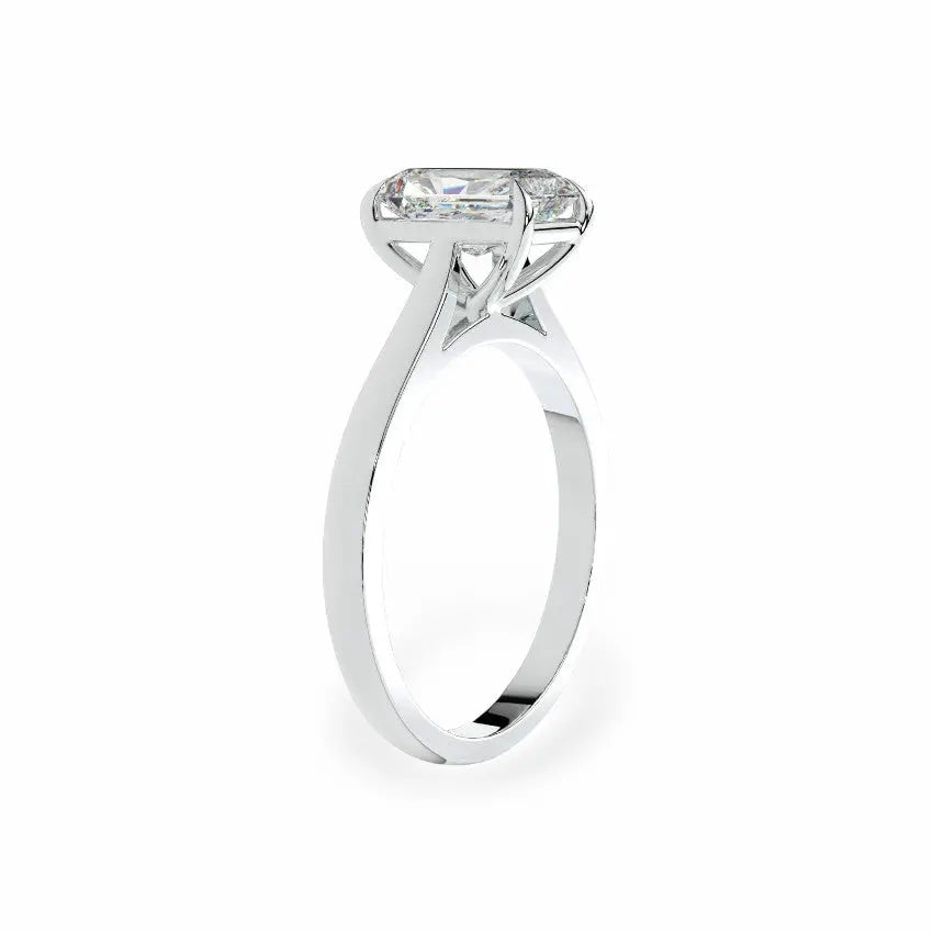 The Classic Cathedral Solitaire Radiant Engagement Ring Engagement Rings