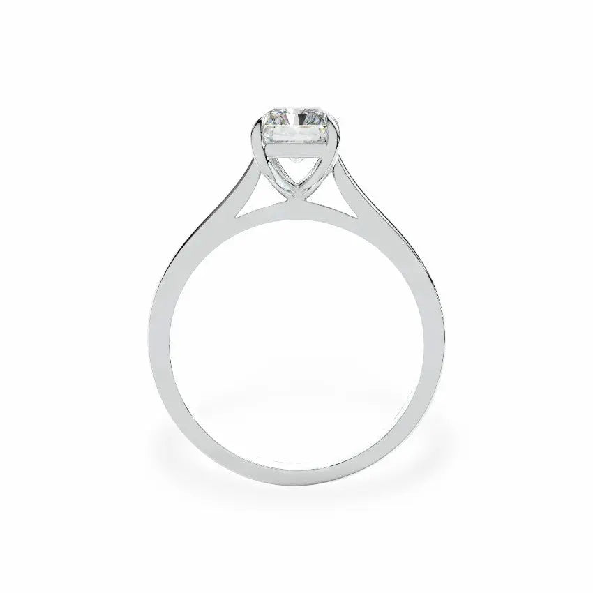 The Classic Cathedral Solitaire Radiant Engagement Ring Engagement Rings