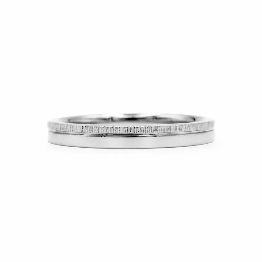 The Coin Edge High Polished Band Men's Wedding Bands