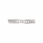 The Diagonal Diamond Stripe Band Women's Wedding Bands