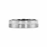 The Dual Finish Wedding Band Men's Wedding Bands