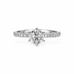 The Emilia Hidden Halo Engagement Ring Engagement Rings
