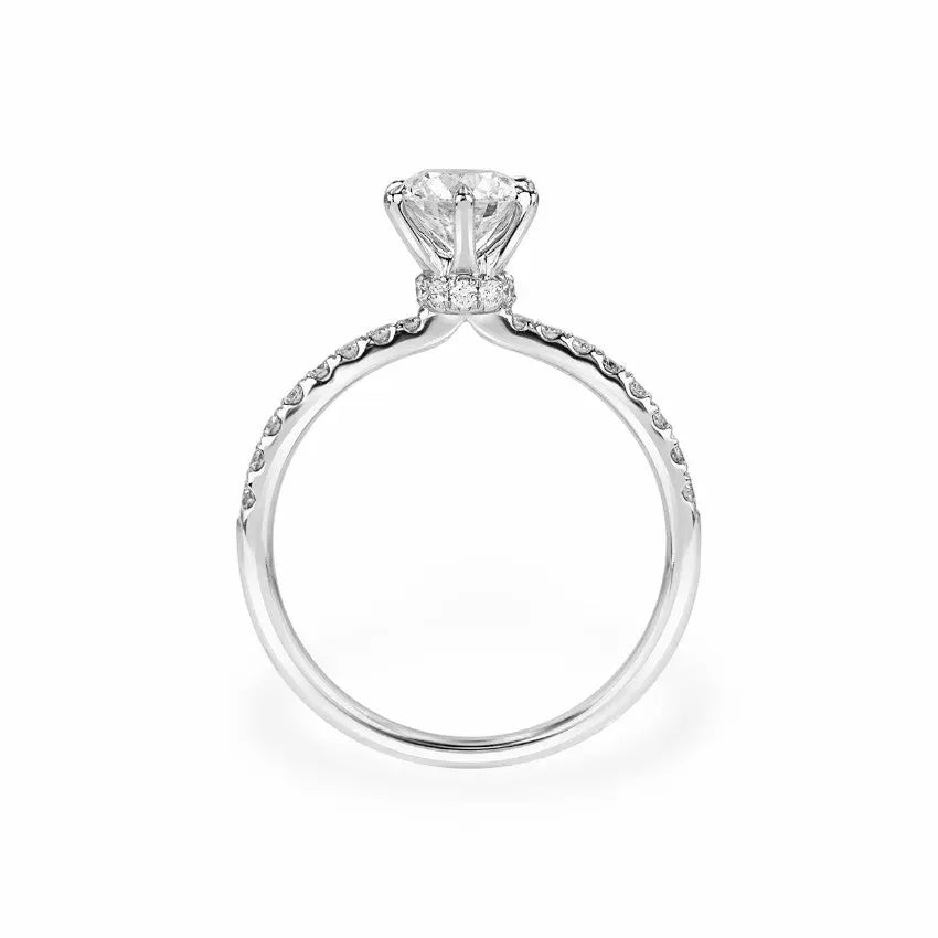 The Emilia Hidden Halo Engagement Ring Engagement Rings
