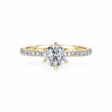 The Emilia Hidden Halo Engagement Ring Engagement Rings