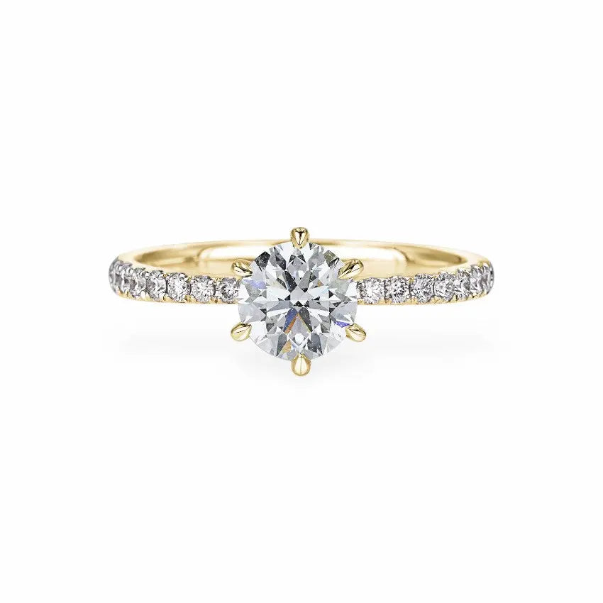 The Emilia Hidden Halo Engagement Ring Engagement Rings