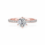 The Emilia Hidden Halo Engagement Ring Engagement Rings