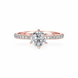 The Emilia Hidden Halo Engagement Ring Engagement Rings