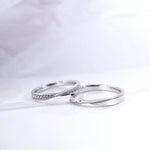 The Möbius Milgrain Diamond Band Women's Wedding Bands