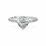 The Signature Hidden Halo Engagement Ring Engagement Rings