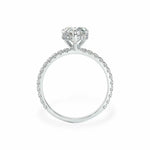 The Signature Hidden Halo Engagement Ring Engagement Rings
