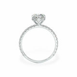 The Signature Hidden Halo Engagement Ring Engagement Rings