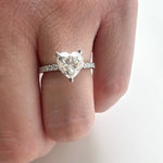 The Signature Hidden Halo Engagement Ring Engagement Rings