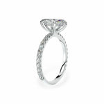 The Signature Hidden Halo Engagement Ring Engagement Rings