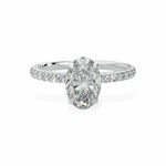 The Signature Hidden Halo Engagement Ring Engagement Rings