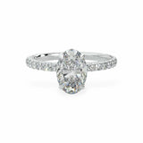The Signature Hidden Halo Engagement Ring Engagement Rings