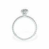 The Signature Hidden Halo Engagement Ring Engagement Rings