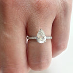 The Signature Hidden Halo Engagement Ring Engagement Rings