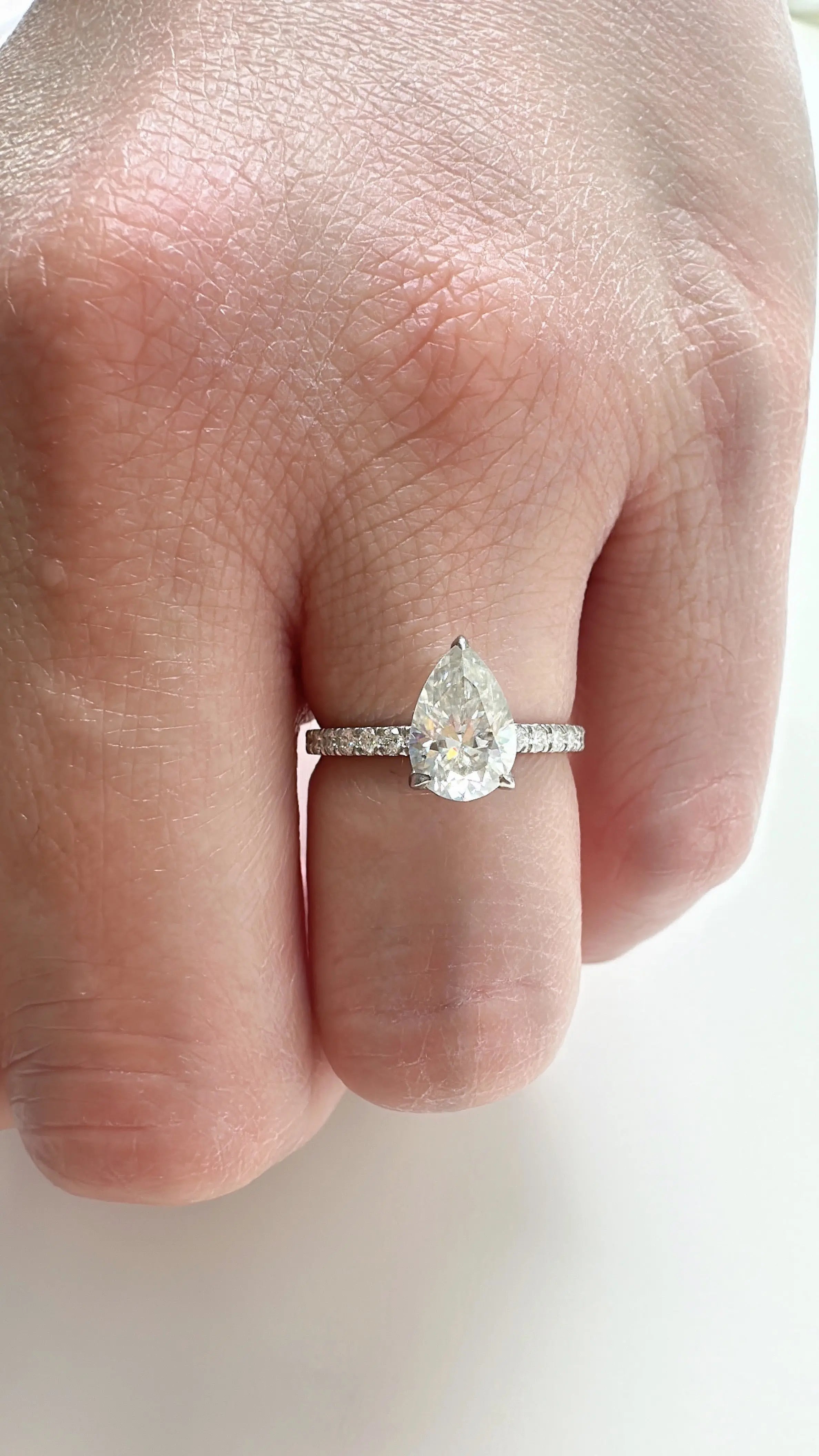 The Signature Hidden Halo Engagement Ring Engagement Rings