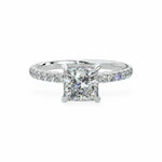 The Signature Hidden Halo Engagement Ring Engagement Rings
